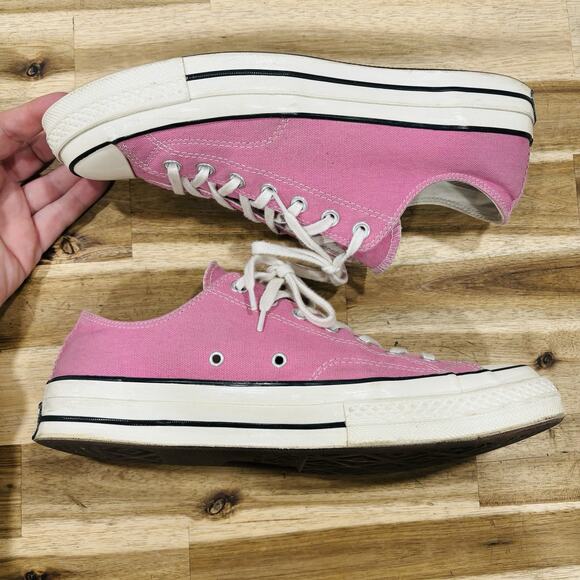 Converse Canvas Chuck Taylor All Star 70 Low Top Pink US Mens 11 Shoes Retro - Picture 6 of 12
